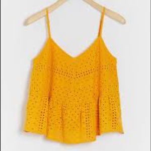 NWT Anthropologie Eyelet Swing Tank